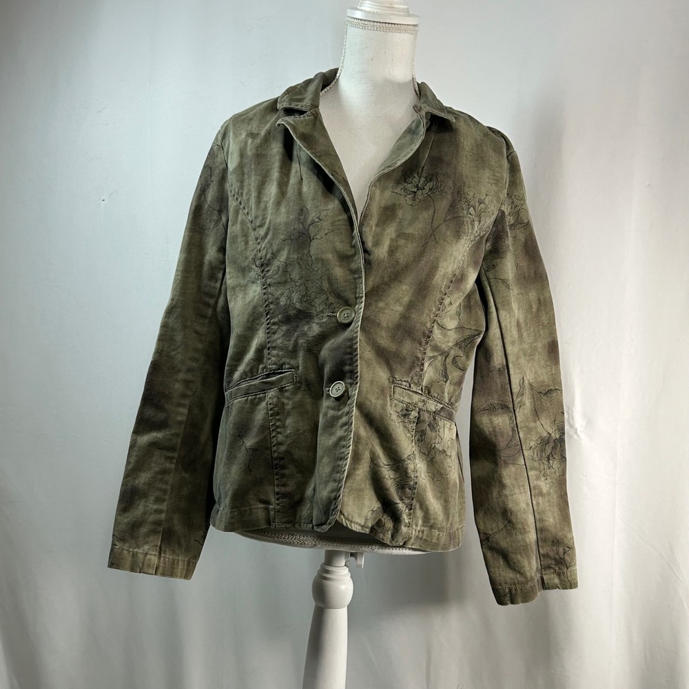 Havana‎ Jacks Cafe Women's Botanical Print Blazer Jacket Size 12